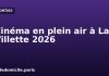 Cinéma en plein air de La Villette 2026 : 20 soirées gratuites sous les étoiles Cinéma en plein air de La Villette 2026, séances gratuites sur la Prairie du triangle à Paris