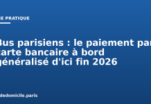 Bus parisiens : le paiement par carte bancaire à bord généralisé d’ici fin 2026 Bus parisiens : le paiement par carte bancaire à bord généralisé d'ici fin 2026