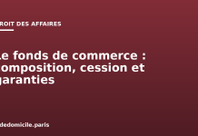 Le fonds de commerce : composition, cession et garanties Le fonds de commerce : composition, cession et garanties
