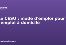 Le CESU : mode d’emploi pour l’emploi à domicile Le CESU : mode d'emploi pour l'emploi à domicile