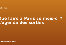 Que faire à Paris ce mois-ci ? L’agenda des sorties Que faire à Paris ce mois ci ? L'agenda des sorties