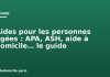 Aides pour les personnes âgées : APA, ASH, aide à domicile… le guide Aides pour les personnes âgées : APA, ASH, aide à domicile… le guide
