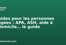 Aides pour les personnes âgées : APA, ASH, aide à domicile… le guide Aides pour les personnes âgées : APA, ASH, aide à domicile… le guide