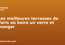 Les meilleures terrasses de Paris où boire un verre et manger Les meilleures terrasses de Paris où boire un verre et manger