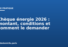 Chèque énergie 2026 : montant, conditions et comment le demander Chèque énergie 2026 : montant, conditions et comment le demander