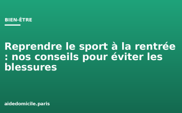 Reprendre le sport à la rentrée : nos conseils pour éviter les blessures Reprendre le sport à la rentrée : nos conseils pour éviter les blessures