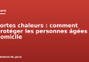 Fortes chaleurs : comment protéger les personnes âgées à domicile Fortes chaleurs : comment protéger les personnes âgées à domicile