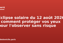 Éclipse solaire du 12 août 2026 : comment protéger vos yeux pour l’observer sans risque Éclipse solaire du 12 août 2026 : comment protéger vos yeux pour l'observer sans risque