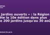 « Jardins ouverts » : la Région fête la 10e édition dans plus de 200 jardins jusqu’au 30 août « Jardins ouverts » : la Région fête la 10e édition dans plus de 200 jardins jusqu'au 30 août