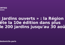 « Jardins ouverts » : la Région fête la 10e édition dans plus de 200 jardins jusqu’au 30 août « Jardins ouverts » : la Région fête la 10e édition dans plus de 200 jardins jusqu'au 30 août