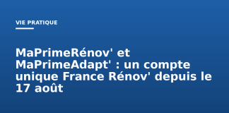 MaPrimeRénov’ et MaPrimeAdapt’ : un compte unique France Rénov’ depuis le 17 août MaPrimeRénov' et MaPrimeAdapt' : un compte unique France Rénov' depuis le 17 août