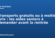 Transports gratuits ou à moitié prix : les aides seniors à demander avant la rentrée Transports gratuits ou à moitié prix : les aides seniors à demander avant la rentrée