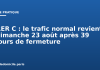 RER C : le trafic normal revient dimanche 23 août après 39 jours de fermeture RER C : le trafic normal revient dimanche 23 août après 39 jours de fermeture