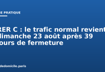 RER C : le trafic normal revient dimanche 23 août après 39 jours de fermeture RER C : le trafic normal revient dimanche 23 août après 39 jours de fermeture