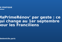 MaPrimeRénov’ par geste : ce qui change au 1er septembre pour les Franciliens MaPrimeRénov' par geste : ce qui change au 1er septembre pour les Franciliens