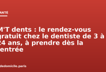 M’T dents : le rendez-vous gratuit chez le dentiste de 3 à 24 ans, à prendre dès la rentrée M'T dents : le rendez-vous gratuit chez le dentiste de 3 à 24 ans, à prendre dès la rentrée