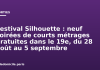 Festival Silhouette : neuf soirées de courts métrages gratuites dans le 19e, du 28 août au 5 septembre Festival Silhouette : neuf soirées de courts métrages gratuites dans le 19e, du 28 août au 5 septembre