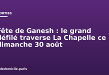 Fête de Ganesh : le grand défilé traverse La Chapelle ce dimanche 30 août Fête de Ganesh : le grand défilé traverse La Chapelle ce dimanche 30 août