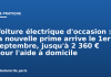 Voiture électrique d’occasion : la nouvelle prime arrive le 1er septembre, jusqu’à 2 360 € pour l’aide à domicile Voiture électrique d'occasion : la nouvelle prime arrive le 1er septembre, jusqu'à 2 360 € pour l'aide à domicile