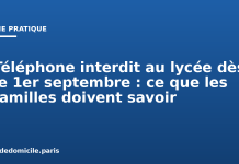 Téléphone interdit au lycée dès le 1er septembre : ce que les familles doivent savoir Téléphone interdit au lycée dès le 1er septembre : ce que les familles doivent savoir