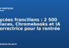 Lycées franciliens : 2 500 places, Chromebooks et IA correctrice pour la rentrée Lycées franciliens : 2 500 places, Chromebooks et IA correctrice pour la rentrée