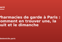 Pharmacies de garde à Paris : comment en trouver une, la nuit et le dimanche Pharmacies de garde à Paris : comment en trouver une, la nuit et le dimanche