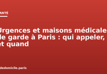 Urgences et maisons médicales de garde à Paris : qui appeler, et quand Urgences et maisons médicales de garde à Paris : qui appeler, et quand