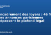 Encadrement des loyers : 46 % des annonces parisiennes dépassent le plafond légal Encadrement des loyers : 46 % des annonces parisiennes dépassent le plafond légal