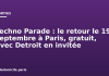 Techno Parade : le retour le 19 septembre à Paris, gratuit, avec Detroit en invitée Techno Parade : le retour le 19 septembre à Paris, gratuit, avec Detroit en invitée