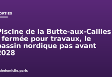 Piscine de la Butte-aux-Cailles : fermée pour travaux, le bassin nordique pas avant 2028 Piscine de la Butte-aux-Cailles : fermée pour travaux, le bassin nordique pas avant 2028