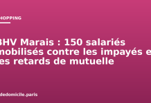 BHV Marais : 150 salariés mobilisés contre les impayés et les retards de mutuelle BHV Marais : 150 salariés mobilisés contre les impayés et les retards de mutuelle