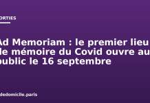 Ad Memoriam : le premier lieu de mémoire du Covid ouvre au public le 16 septembre Ad Memoriam : le premier lieu de mémoire du Covid ouvre au public le 16 septembre