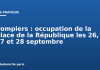 Pompiers : occupation de la place de la République les 26, 27 et 28 septembre Pompiers : occupation de la place de la République les 26, 27 et 28 septembre