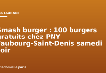 Smash burger : 100 burgers gratuits chez PNY Faubourg-Saint-Denis samedi soir Smash burger : 100 burgers gratuits chez PNY Faubourg-Saint-Denis samedi soir