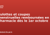 Culottes et coupes menstruelles remboursées en pharmacie dès le 1er octobre Culottes et coupes menstruelles remboursées en pharmacie dès le 1er octobre