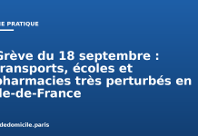 Grève du 18 septembre : transports, écoles et pharmacies très perturbés en Île-de-France Grève du 18 septembre : transports, écoles et pharmacies très perturbés en Île-de-France