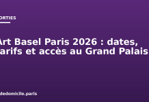 Art Basel Paris 2026 : dates, tarifs et accès au Grand Palais Art Basel Paris 2026 : dates, tarifs et accès au Grand Palais