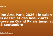 Fine Arts Paris 2026 : le salon du dessin et des beaux-arts ouvre au Grand Palais jusqu’au 23 septembre Fine Arts Paris 2026 : le salon du dessin et des beaux-arts ouvre au Grand Palais jusqu'au 23 septembre