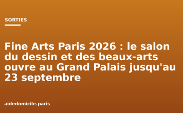 Fine Arts Paris 2026 : le salon du dessin et des beaux-arts ouvre au Grand Palais jusqu’au 23 septembre Fine Arts Paris 2026 : le salon du dessin et des beaux-arts ouvre au Grand Palais jusqu'au 23 septembre