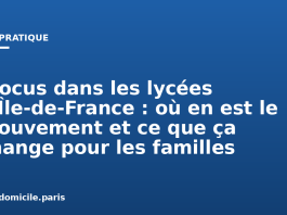 Blocus dans les lycées d’Île-de-France : où en est le mouvement et ce que ça change pour les familles Blocus dans les lycées d'Île-de-France : où en est le mouvement et ce que ça change pour les familles