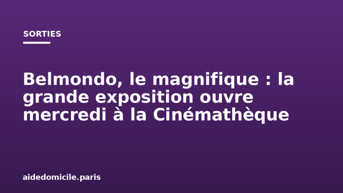 Belmondo, le magnifique : la grande exposition ouvre mercredi à la Cinémathèque