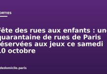 Fête des rues aux enfants : une quarantaine de rues de Paris réservées aux jeux ce samedi 10 octobre Fête des rues aux enfants : une quarantaine de rues de Paris réservées aux jeux ce samedi 10 octobre