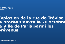 Explosion de la rue de Trévise : le procès s’ouvre le 20 octobre, la Ville de Paris parmi les prévenus Explosion de la rue de Trévise : le procès s'ouvre le 20 octobre, la Ville de Paris parmi les prévenus
