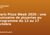 Paris Pizza Week 2026 : une quinzaine de pizzerias au programme du 12 au 17 octobre Paris Pizza Week 2026 : une quinzaine de pizzerias au programme du 12 au 17 octobre