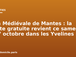 La Médiévale de Mantes : la fête gratuite revient ce samedi 17 octobre dans les Yvelines La Médiévale de Mantes : la fête gratuite revient ce samedi 17 octobre dans les Yvelines