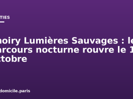 Thoiry Lumières Sauvages : le parcours nocturne rouvre le 17 octobre Thoiry Lumières Sauvages : le parcours nocturne rouvre le 17 octobre
