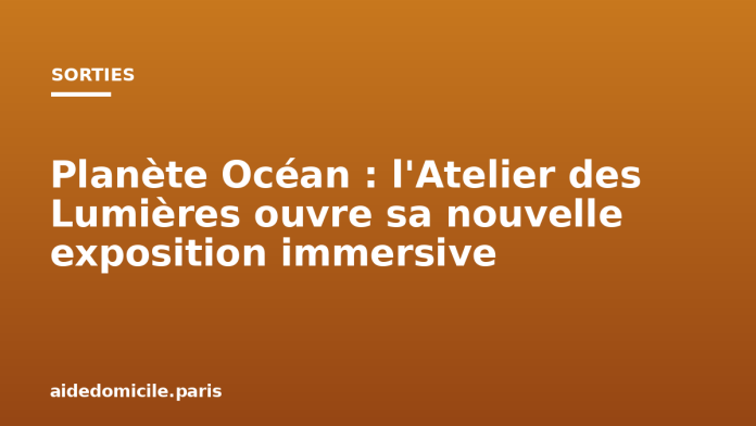 Planète Océan : l'Atelier des Lumières ouvre sa nouvelle exposition immersive