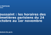 Toussaint : les horaires des cimetières parisiens du 24 octobre au 1er novembre Toussaint : les horaires des cimetières parisiens du 24 octobre au 1er novembre