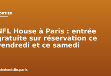 NFL House à Paris : entrée gratuite sur réservation ce vendredi et ce samedi NFL House à Paris : entrée gratuite sur réservation ce vendredi et ce samedi