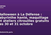 Halloween à La Défense : labyrinthe hanté, maquillage et ateliers citrouilles gratuits les 30 et 31 octobre Halloween à La Défense : labyrinthe hanté, maquillage et ateliers citrouilles gratuits les 30 et 31 octobre